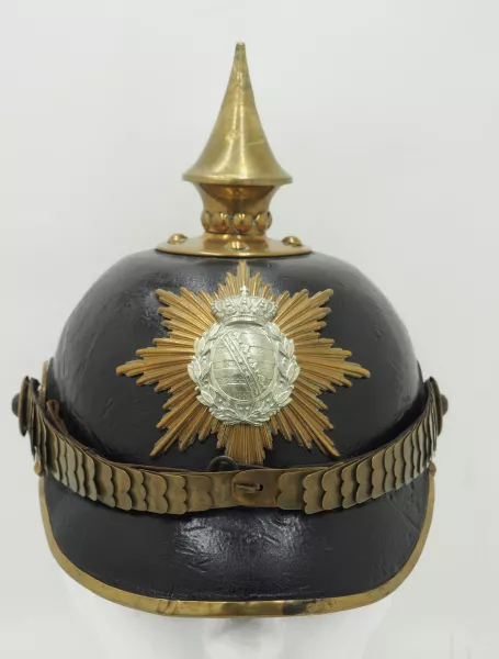 Saxon 101st Infantry Enlisted Pickelhaube - Model 1867 Visuel 1 principal